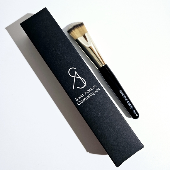 Sara Adams Cosmetiques Pro High Technique Angled Double Side Brush #18 - Picture 2 of 8